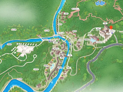 文山结合景区手绘地图智慧导览和720全景技术，可以让景区更加“动”起来，为游客提供更加身临其境的导览体验。
